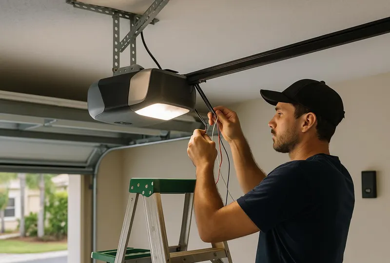 Garage Door Opener Installation in Tallevast